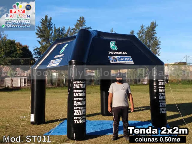 tenda inflável promocional petronas ubrificantes