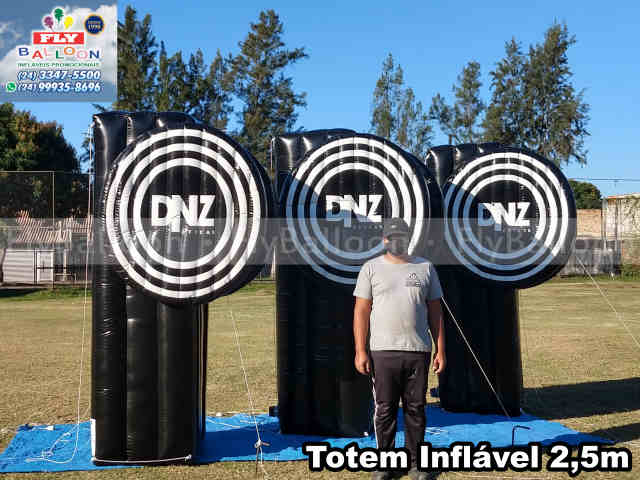 totens infláveis promocionais personalizados DNZ óticas