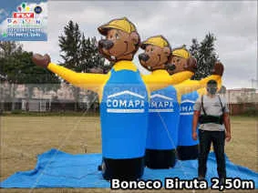 bonecos infláveis biruta comapa construção e acabamento