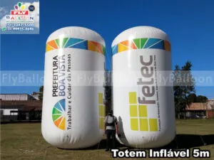 totens infláveis gigantes promocionais prefeitura boa vista fetec