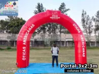 Pórticos infláveis em Afonso Cláudio
