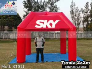 tenda inflável promocional sky