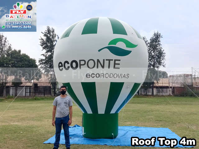 balão inflável gigante promocional Eco Ponte
