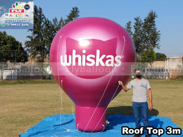balão inflável promocional personalizado whiskas