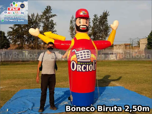 boneco inflável biruta mercado orcioli