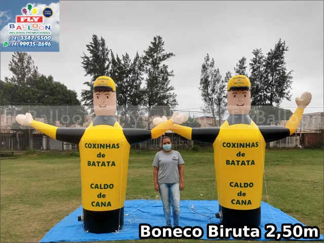 bonecos infláveis biruta coxinha de batata
