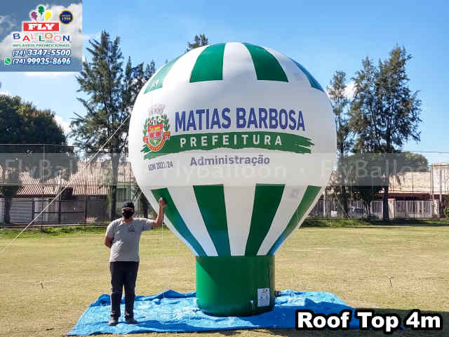 balão inflável gigante promocional prefeitura matias barbosa