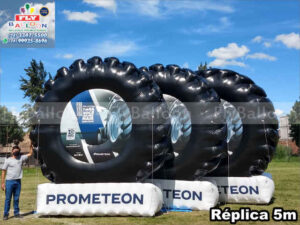 infláveis gigantes promocionais personalizados pneus prometeon