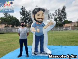 mascote inflável gigante promocional casa do produtor pet shop