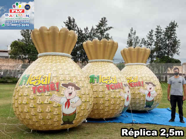 replicas infláveis gigantes promocionais sacos dinheiro trilegal tchê