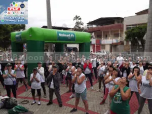 tenda inflável personalizada unimed ubá