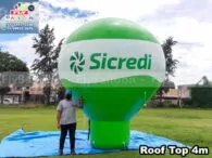 Balão promocional em Eusébio