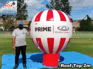 balão inflável promocional concessionária prime caoa chery