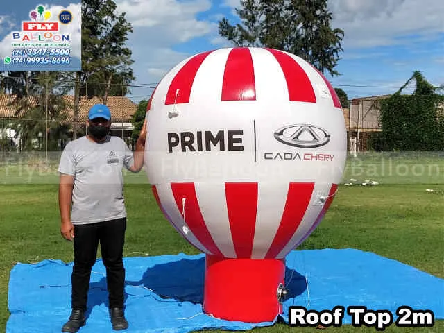 balão inflável promocional concessionária prime caoa chery