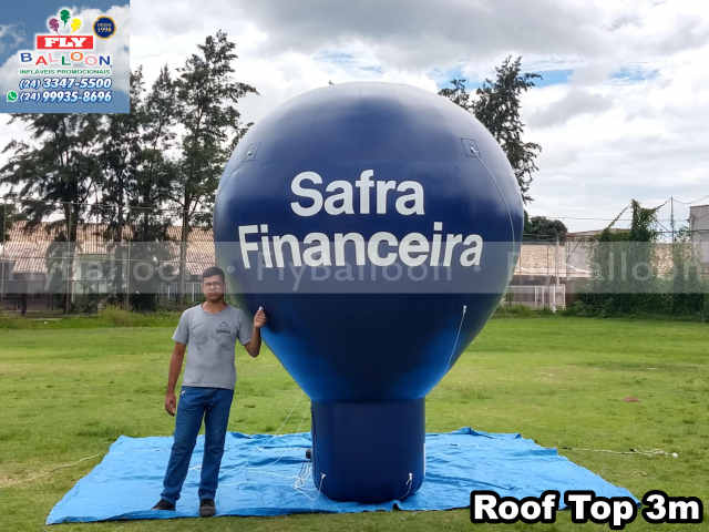 balão inflável promocional safra financeira