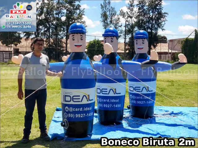 boneco biruta inflável personalizado card ideal