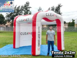 tenda inflável personalizada provedor cleannet