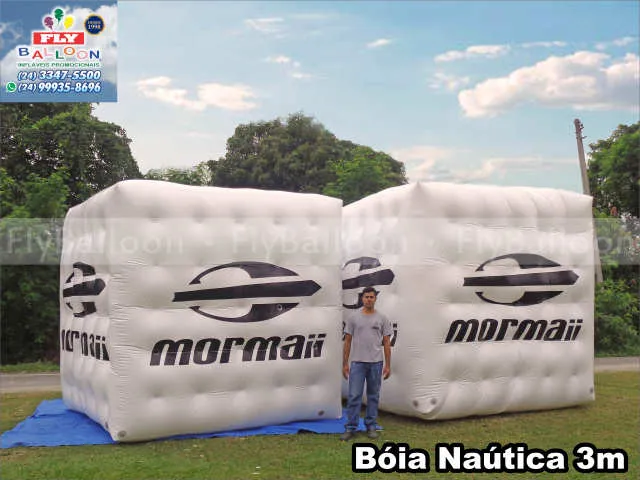 boia náutica inflável gigante promocional mormaii