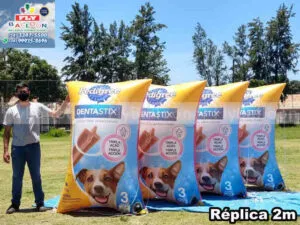 infláveis promocionais ração pedigree denta stix