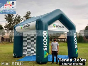 tenda inflável promocional sicoob maxicrédito