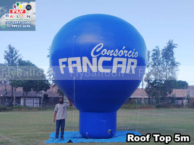 balão inflável gigante promocional consórcio fancar