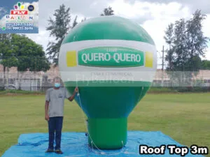 balão inflável promocional lojas quero quero casa e construção