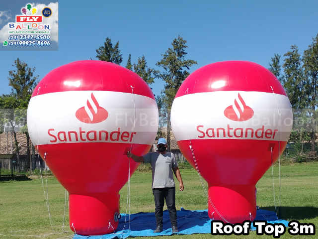balões infláveis gigantes promocionais santander