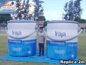 infláveis gigantes promocionais lata tintas irajá tinta acrílica standard