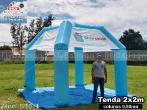 tenda inflável promocional amor saúde medicina odontologia exames
