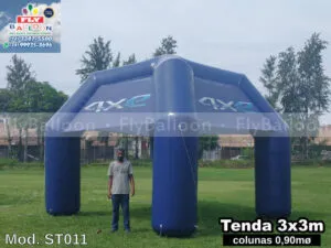 tenda inflável promocional jeep 4xe