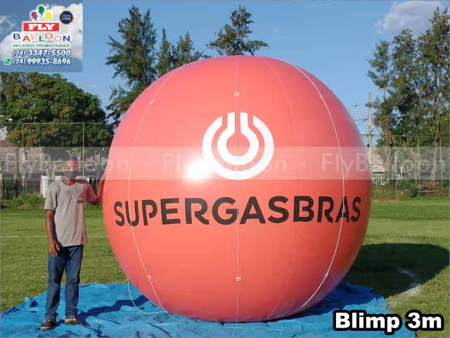 balão blimp inflável promocional supergasbras