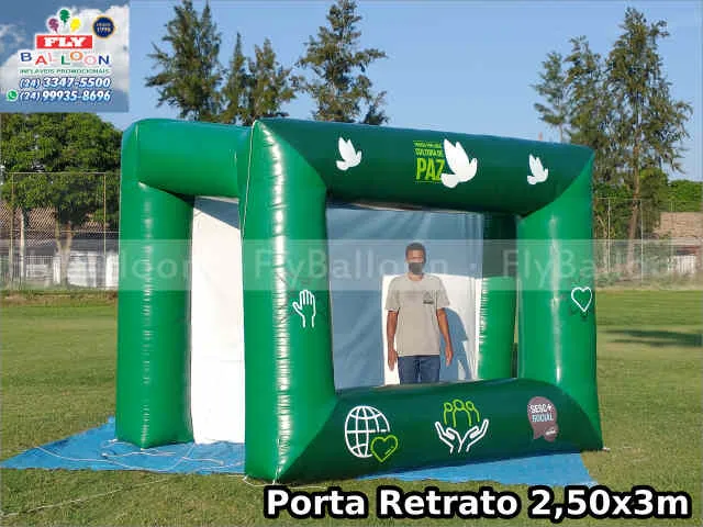 porta retrato inflável gigante promocional sesc
