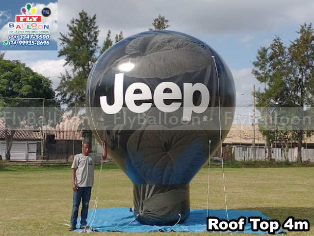 balão inflável promocional jeep