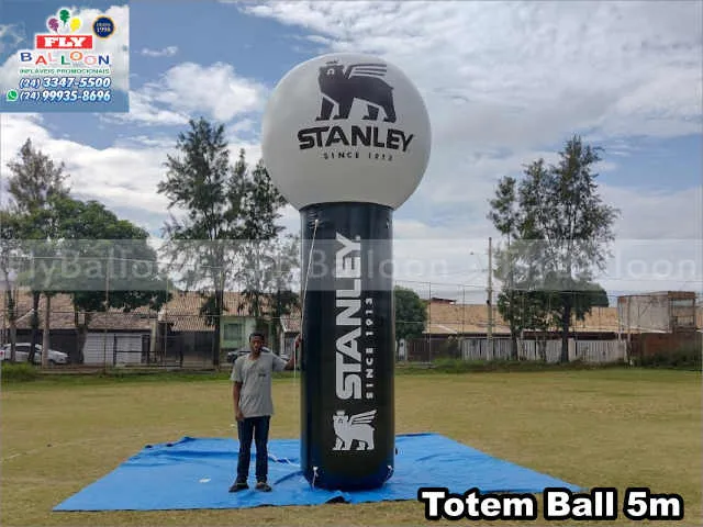 balão inflável promocional totem ball stanley