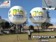 Balões Blimp na Torre Rio 2022