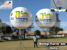 balões blimps infláveis rio 2022 confederação brasileira de ginástica