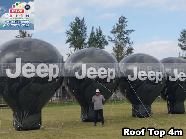 balões gigantes infláveis promocionais jeep