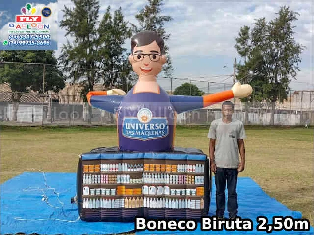 boneco biruta inflável universo das máquinas
