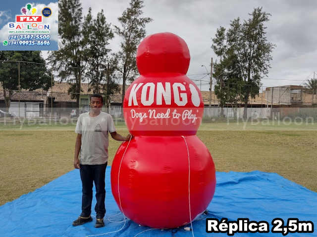 inflável gigante promocional brinquedo para cães kong