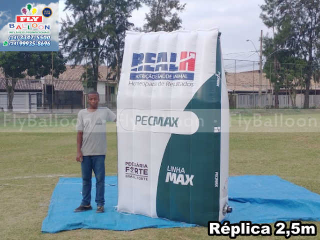 inflável gigante promocional real h nutrição e saúde animal PECMAX