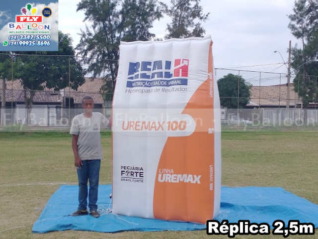 inflável gigante promocional real h nutrição e saúde animal UREMAX 100