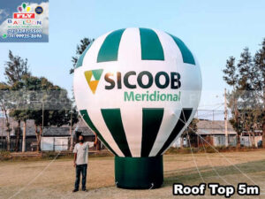 balão inflável promocional sicoob meridional