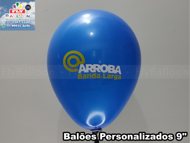 balão personalizado arroba banda larga