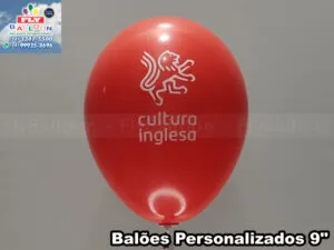balão personalizado cultura inglesa