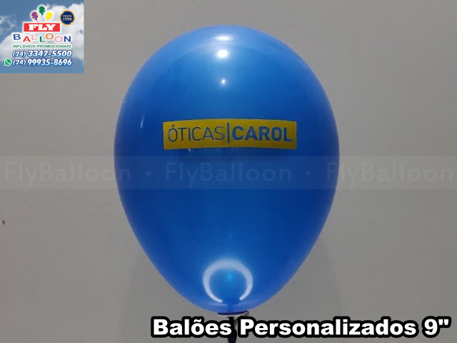 balão personalizado óticas carol