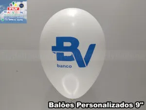 balões personalizados banco BV