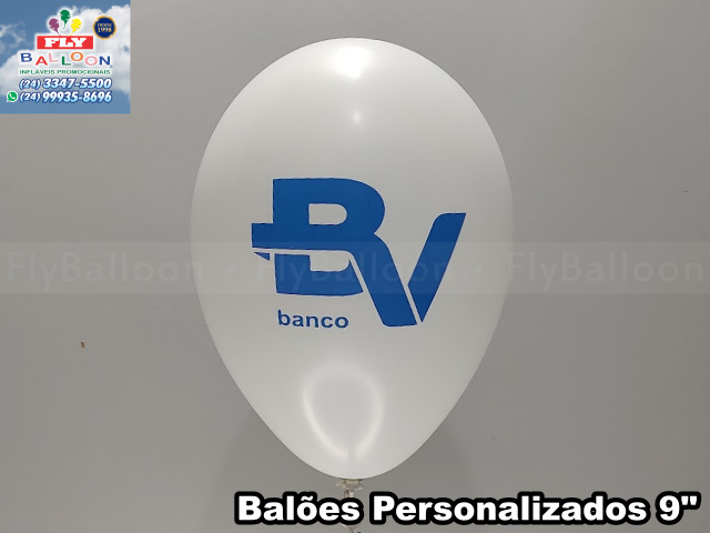 balões personalizados banco BV