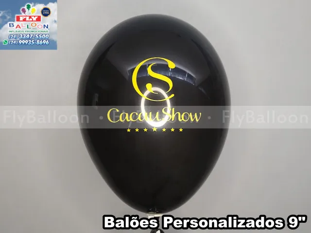 balões personalizados cacau show