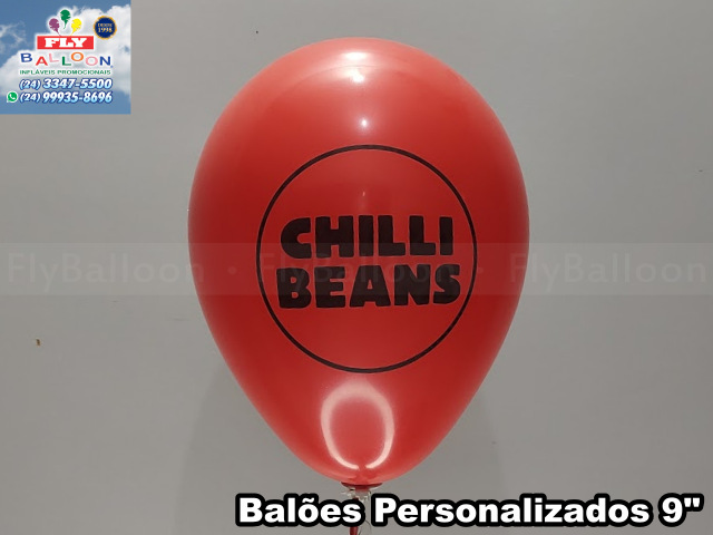 balões personalizados chilli beans