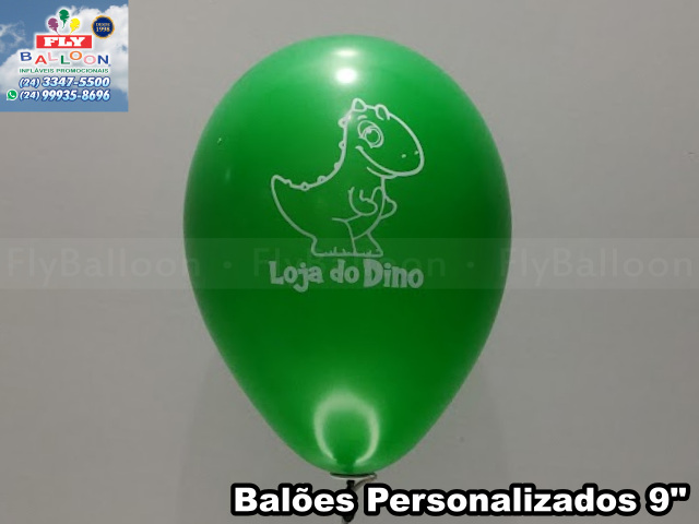 balões personalizados loja do dino
